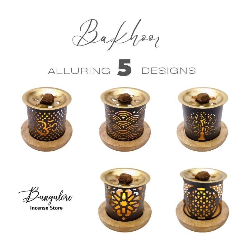 Daoudh Bakhoor Burner — collection of all 5 designs