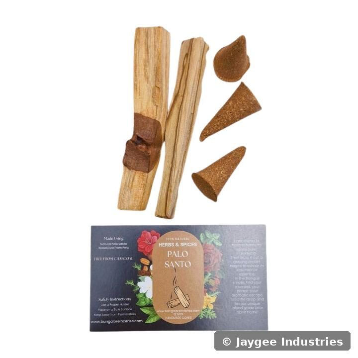 Herbs & Spices Palo Santo cones with branded card