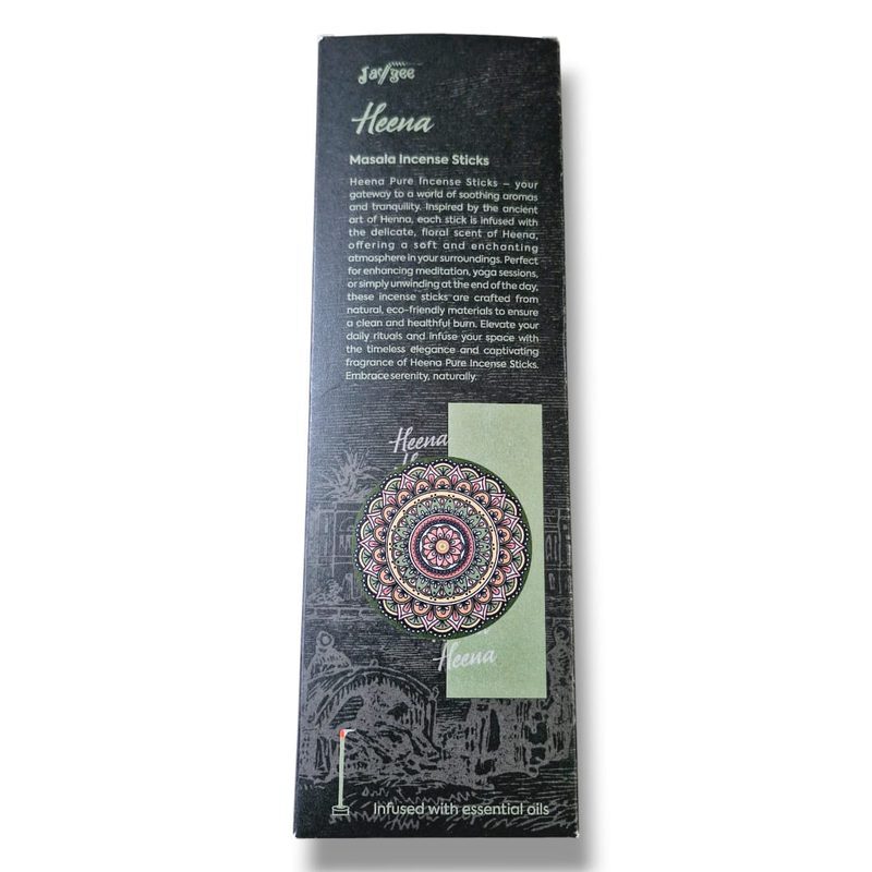 Jaygee Special Heena incense sticks 50g