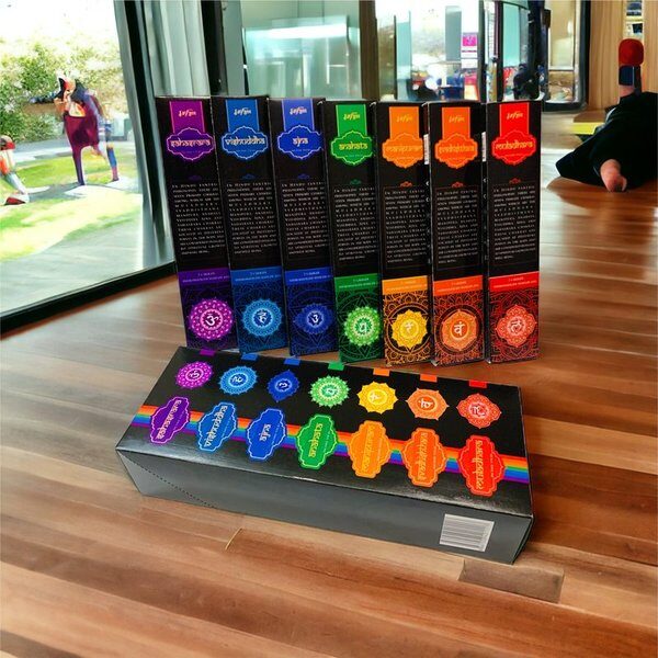Jaygee Premium Global Incense — 7 Chakra Gift Pack